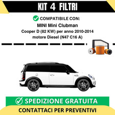 Kit 4 Filtri Tagliando per