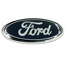FORD TRANSIT GRIGLIA ANTERIORE BLU OVALE DISTINTIVO COFANO EMBLEMA 9" 06-14 MK6 MK7