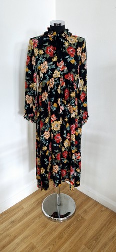 Abito midi floreale zara - midi,