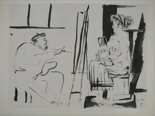 Pablo picasso commedia umana - commedia,