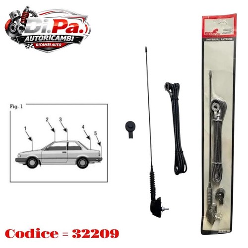 Antenna autoradio tetto - antenna,