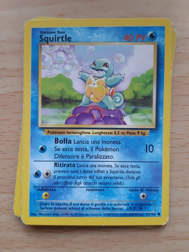 Squirtle carta pokémon - squirtle,