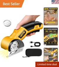 Electric Scissors Cardboard Cutter LED Light Brushless Motor 2000mAh