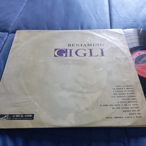 Autografato beniamino gigli - autografato,