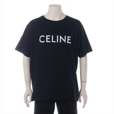 T-shirt Celine Hedi periodo cotone XL uomo nero 2X681671Q ci sono macchie Th
