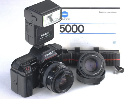 Minolta 5000af con zoom - con,