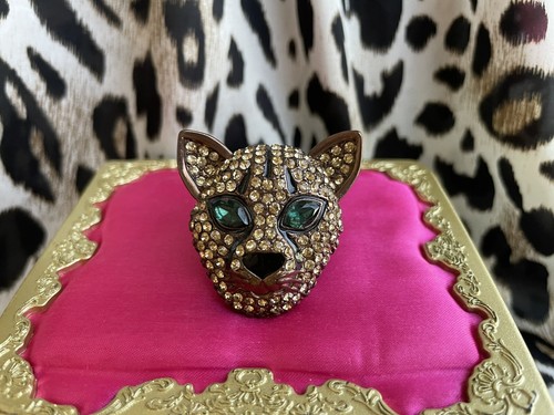 Anello testa bronzo gatto