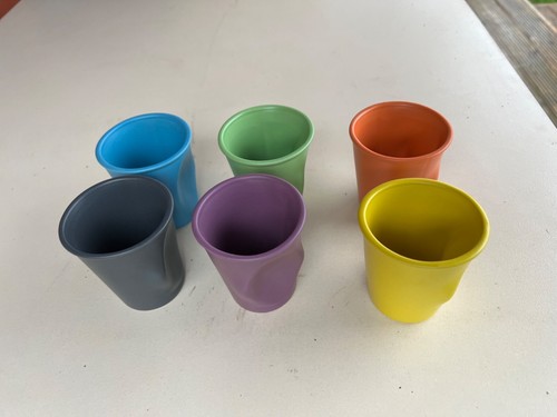 Lot tasses froissées - de,