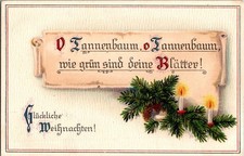 Cartolina Natale Vintage O