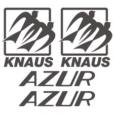 2 x Knaus AZUR adesivi sticker
