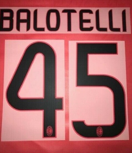 Kit balotelli nero - balotelli, maglia