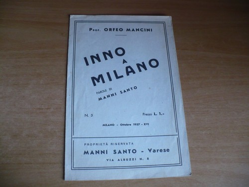 Spartito musicale inno - musicale, a