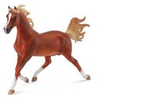 Collecta 89461 Stallone Arabo Chestnut Deluxe 1:12 Confezione Regalo 23 cm Mondo Cavalli