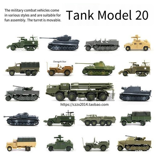 Modellino tiger tank scala - tiger,