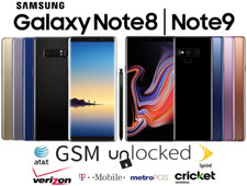 Smartphone Android Samsung Galaxy Note 8/Note 9 64 GB/128 GB/512 GB completamente sbloccato