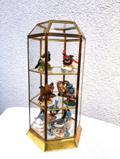 FRANKLIN MINT 12 uccellini da giardino del mondo Garden Birds of the World con voliera
