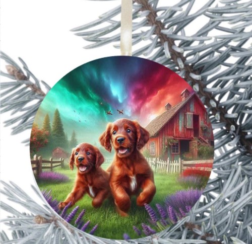 Setter rosso decorazione - setter,