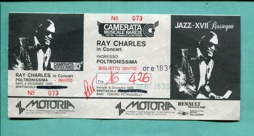Biglietto ray charles - ray,
