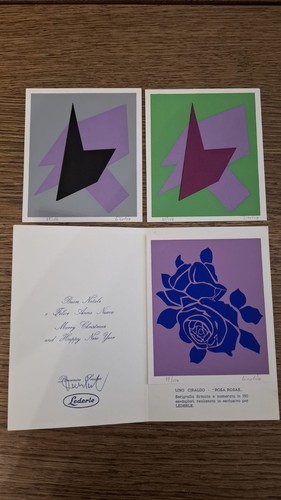 Trittico serigrafie firmate - trittico,