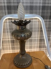 Antica Lampada In Peltro puro vintage in perfette condizioni