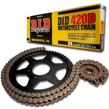 Kit Catena DID Acciaio 420D Clip per Derbi GPR 50 Racing GR1D1A Anno 2007