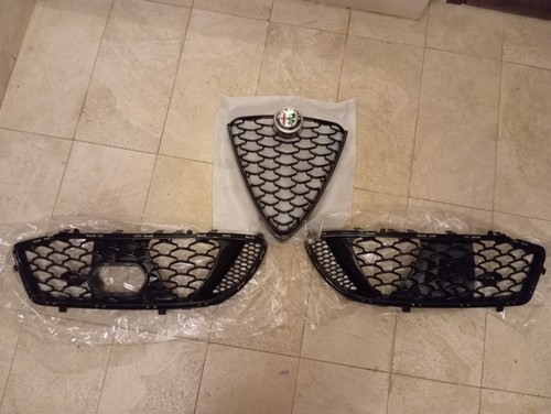 Set griglie scudo - nero, lucido