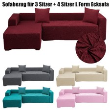 Copridivano Angolare 3+4 Posti Forma L Divano Angolare Elasticizzato Copridivano