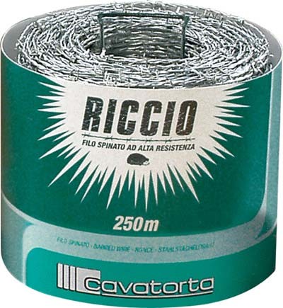 Filo spinato zincato - , riccio
