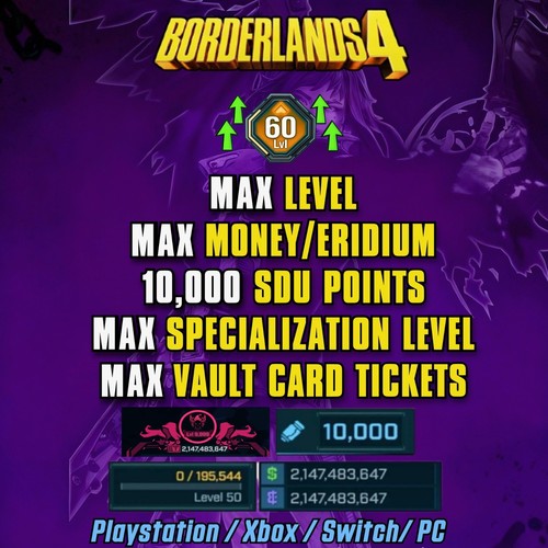 Borderlands max lvl - lvl, |