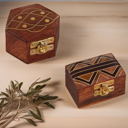 Set portagioie legno - portagioie, in