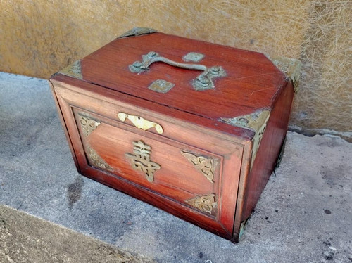 Scatola antica set gioco - scatola,