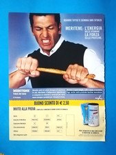 RITAGLIO DI GIORNALE CLIPPING PUBBLICITA' MERITENE DA COLLEZIONE - (141)