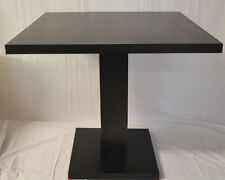 TAVOLO PRANZO GIOVE Q 60x60 LEGNO NERO BAR RISTORANTE HOTEL DISCOTECA CUCINA