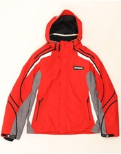 Giacca a vento uomo con cappuccio COLMAR IT 52 grande rosso colorblock AK01