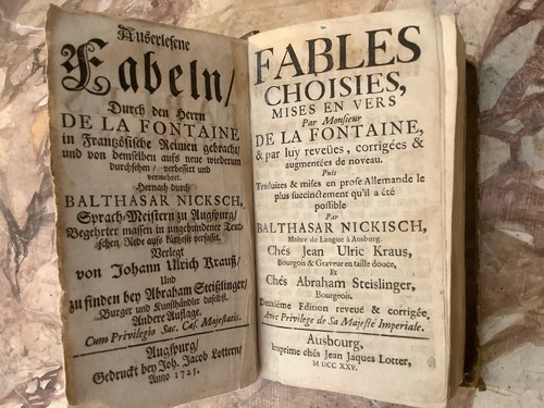 Fontaine favole fables - la,