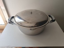 Bavaria Pentola con Vaporiera - Diametro 28 cm - Acciaio Inox 18/10