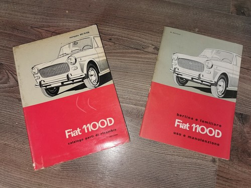 Fiat 1100 libretto - d, uso