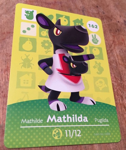 Carta amiibo animal crossing - carta,
