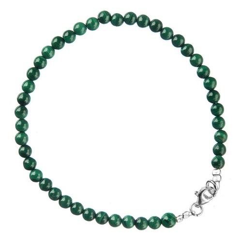 Bracciale malachite sfere 4 - di,
