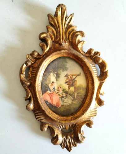 Miniatura dipinto olio - ad,