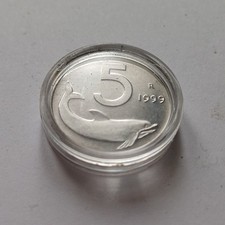 Moneta 5 Lire Delfino Proof