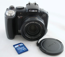 Canon PowerShot S5 IS 8MP fotocamera digitale 12x zoom ottico schermo difettoso