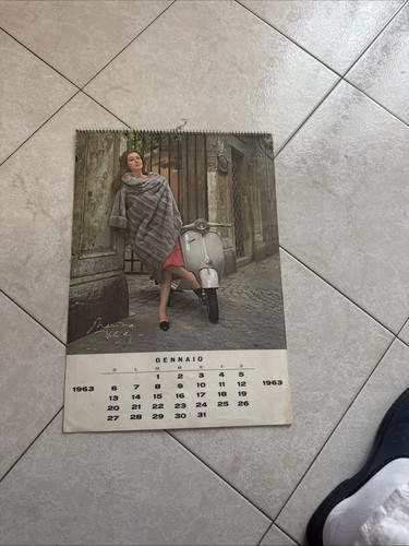 Calendario piaggio vespa - , 1963