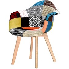 BUYBUY Poltroncina serie Picasso in PP con seduta in spugna ricoperta con stoffa