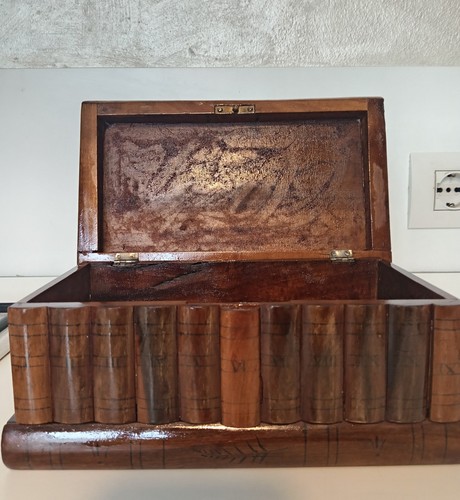 Portagioie libro legno - libro, di