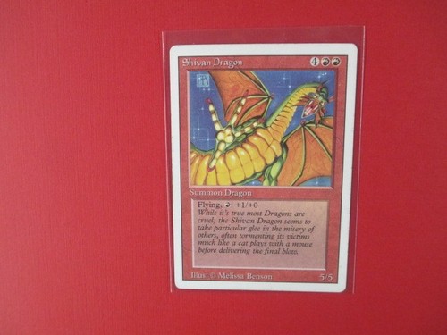 Mtg shivan dragon edizione - shivan,