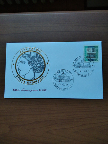 Fdc roma luxor 1987 alti - fdc,