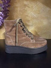 Scarponcini Alti Donna Camoscio