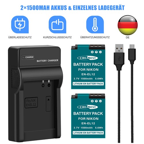 El12 enel12 batteria - 2x, +