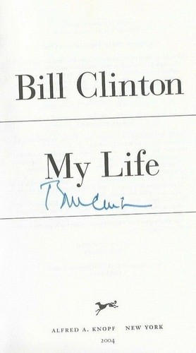 Bill clinton firmato mia - clinton,